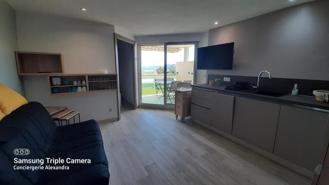 Les Goellettes : Vue Mer Et Piscine Saint-Cyprien  Exterior foto